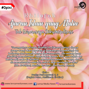 revisi khilafah ajaran mulia