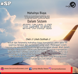 mahalnya biaya transportasi