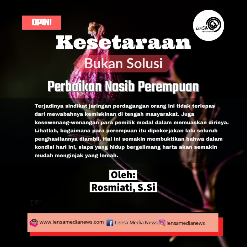 keseteraan bukan solusi