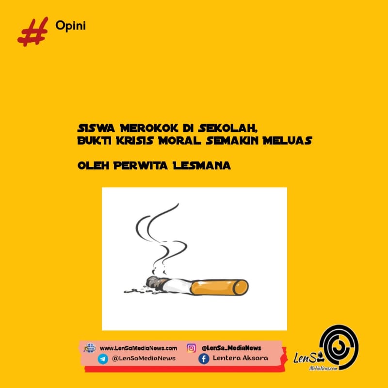 Siswa merokok