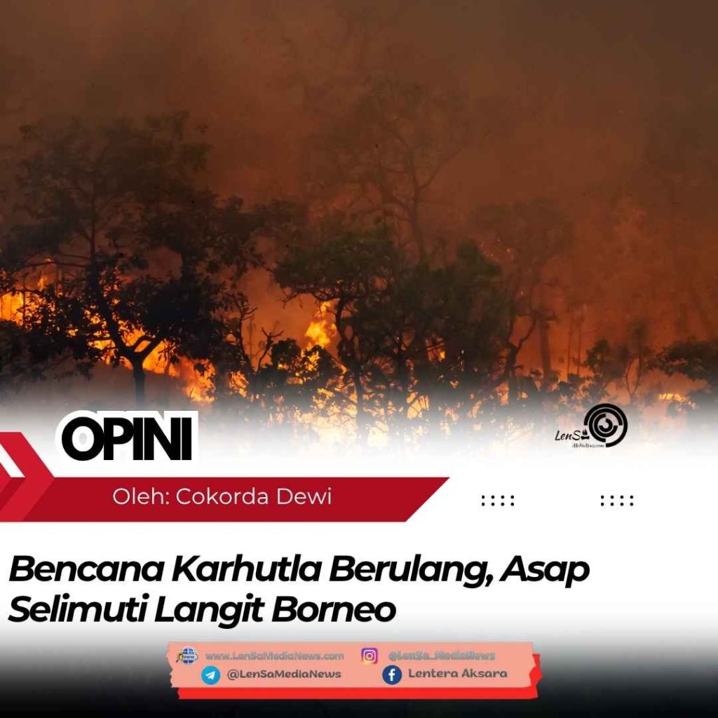 Bencana Karhutla Berulang, Asap Selimuti Langit Borneo