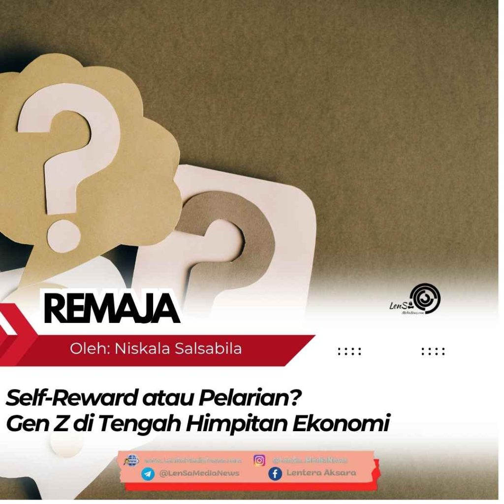 self reward atau pelarian